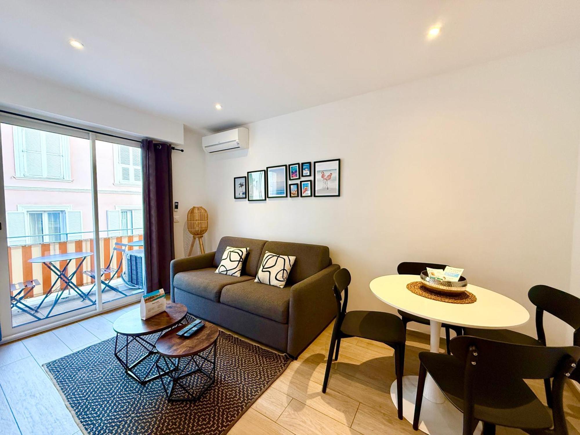 C001-Beau Studio Neuf Situe Au Centre Cannes Exterior foto